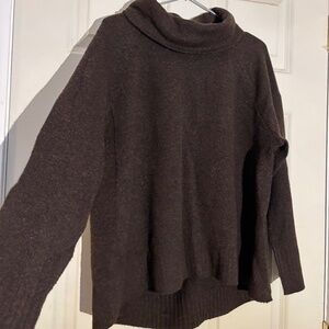 BeachLunchLounge Brown Turtleneck Sweater